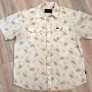 SZ Lg. Howler Wheat Print Short Sleeve